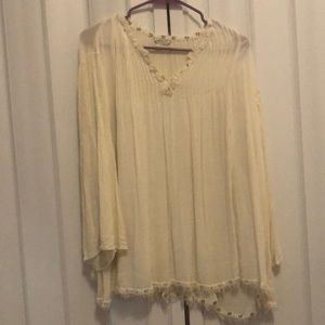 Long Sleeve cream top